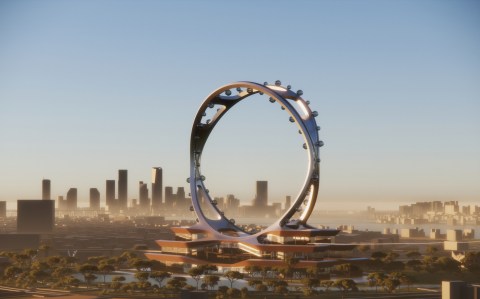 Seoul unveils the utterly horrifying new 'spokeless' Ferris wheel