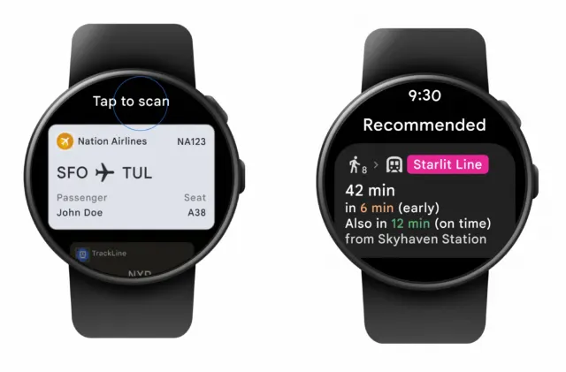 Google brings Wallet passes to Wear OS watches along transit directions