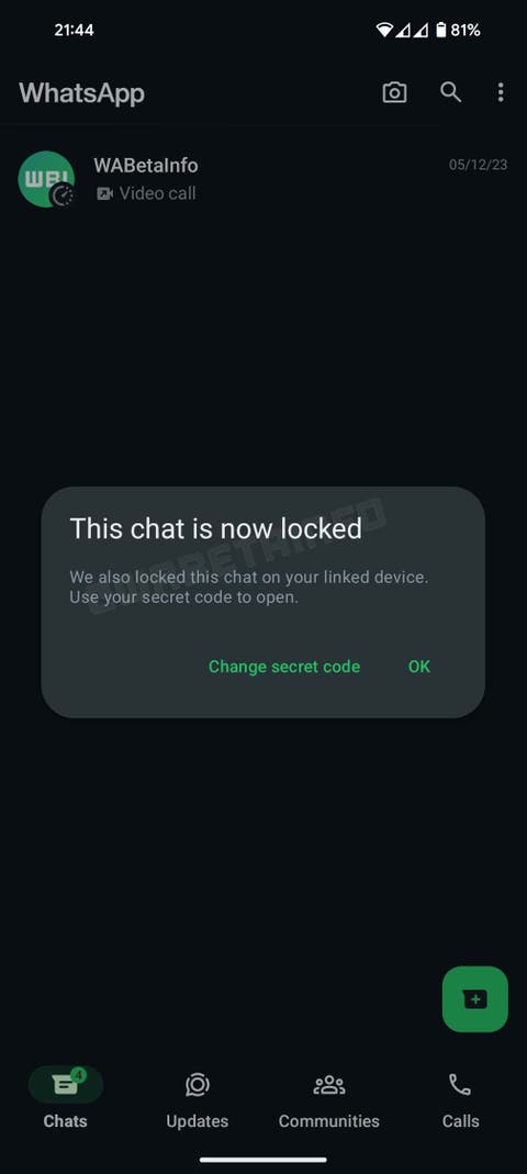 WhatsApp Improves User Privacy by Syncing Chat Locks Across Devices