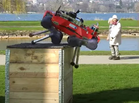 ETH Zurich researchers unveil four-legged ANYmal AI robot able to complete obstacle courses