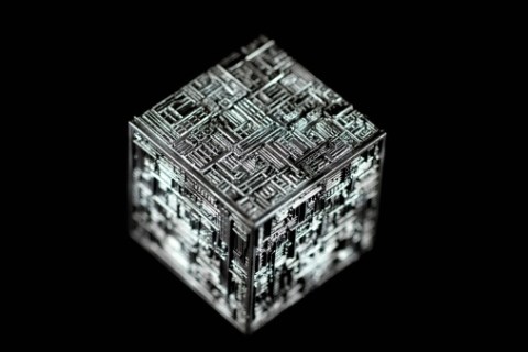 A model of a Borg Cube from Star Trek: The Next Generation