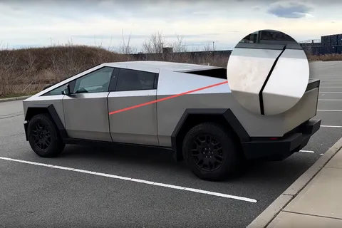 Elon Musk confirms Cybertruck door gap issue