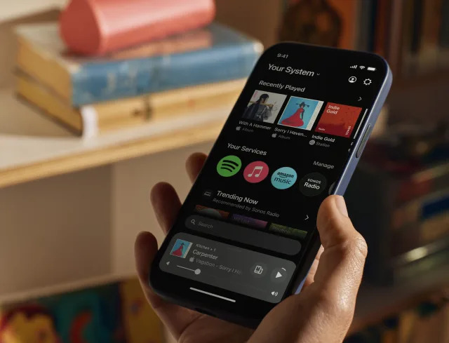 The rebuilt Sonos app prioritizes getting you to your music more quickly