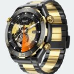 Kallme Hero 4 smartwatch in gold with AMOLED and gesture control at a discount