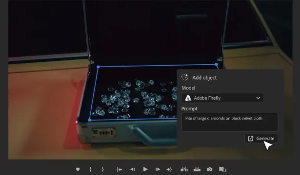 Adobe previews AI object addition and removal for Premiere Pro