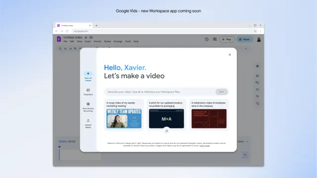 Google's new AI video generator is more HR-focused than Hollywood